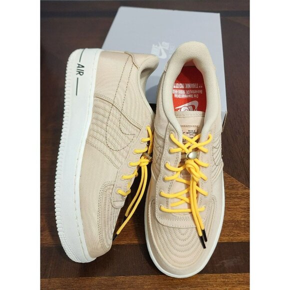 NEW Nike Air Force 1  LV8 Sanddrift Citron Pulse Youth DV1622-100 Size 6.5Y - Picture 10 of 14